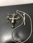 Rohl AC7X-PN Arcana Wall Tub Filler W/ Diverter, Hand Shower, Polished Nickel. Fixed Price $820.99.