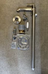 Signature Hardware Cooper Freestanding Tub Filler With 1.8 Gpm Brushed Nickel. Fixed Price $369.99.