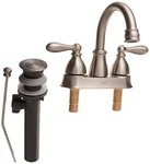 Moen WS84667SRN Caldwell Two-handle High Arc Bathroom Faucet, Brushed Nickel. Fixed Price $79.19.