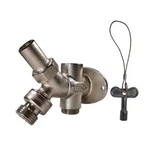 Prier P-356NP.75 Exposed Pipe Angle Sill Faucet Handle/key Operated. Fixed Price $132.62.