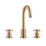 Avanity Messina 8 Inch Widespread 2-HANDLE Bath Faucet Matte Gold Finish. Fixed Price $235.00.