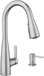Moen Haelyn 87627SRS Kitchen Faucet With Pull-out Spot Resistant Stainless Ste. Fixed Price $129.99.