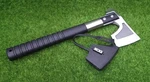 Sog Camp Axe 11.5" Overall Length, Grn Handles, Molded Nylon Sheath CH1001-CP. Fixed Price $54.95.