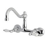Kingston Brass KS322.PL Vintage 1.8 Gpm Widespread Bridge Kitchen - Chrome. Fixed Price $175.47.