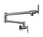 Anzzi KF-AZ258BN Braccia Wall Mounted Double Handle Pot Filler Brushed Nickel. Fixed Price $99.99.