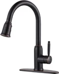 Rustic Bronze Kitchen Faucet With Pull Down Sprayer - Stainless Steel 304. Fixed Price $106.99.