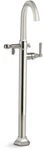 Kallista P22729-00-AD Floor Mounted Freestanding Tub Filler, Nickel Silver, New!. Fixed Price $3899.99.