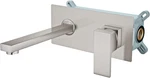 Aolemi Brushed Nickel Wall Mount Bathroom Vessel Sink Faucet Single Handle Kit. Fixed Price $48.95.