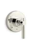 Kallista - Central Park West Volume Control Trim, Lever Handle Polished Nickel. Fixed Price $300.00.