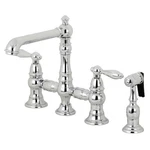 Kingston Brass KS727.ALBS English Country 1.8 Gpm Widespread - Chrome. Fixed Price $461.47.