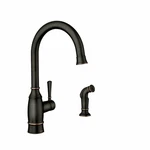 Moen 87506BRB Single Handle Standard Kitchen Faucet With Side Sprayer -.... Fixed Price $97.99.