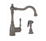 Blanco Single Lever Cast Spout Kitchen Faucet W/ Side Spray Cafe Brown 441189. Fixed Price $125.00.