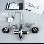 Kohler 730T70-4AJR-CP Triton Bowe Cannock Chrome Wall Mount Faucet New. Fixed Price $245.00.