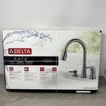 Delta Kate Kitchen Faucet 16970-SSSD-DST Pull-down Out Stainless Steel New. Fixed Price $299.97.