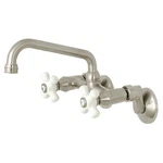 Kingston Brass KS613 1.8 Gpm Widespread Bridge Kitchen - Nickel. Fixed Price $165.72.
