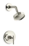Kohler Purist Rite-temp K-TS14422-4-SN Shower Head Valve Trim Polished Nickel. Fixed Price $498.00.
