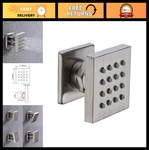 Adjustable Solid Brass Shower Jet Spray Head, Wall Mounted Massage Spa Set, Brus. Fixed Price $35.99.