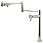 Kingston Brass KS470.CG Fuller 3 Gpm 1 Hole Pot Filler - Nickel. Fixed Price $633.72.