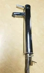Chrome Heavy Duty Vessel Sink Contemporary Bathroom Faucet Single Hole Handle. Fixed Price $78.00.