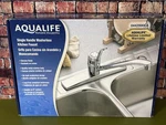 Aqualife Single Handle Washerless Kitchen Faucet Chrome 0442000CA. Fixed Price $41.16.