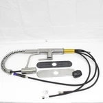 Kohler Provo Semi-professiona Pulldown Kitchen Faucet, Stainless Steel R43211-VS. Fixed Price $92.99.