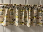Made Order Valance Curtain Camper Cotton Duck Kitchen Window Treatment. Fixed Price $19.99.