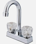 Kingston Brass KB461 Supreme Collection 4" Centerset Bar Faucet Chrome Finish. Fixed Price $69.95.