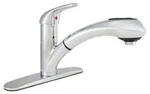 Ldr Exquisite Stainless Steel Single Handle Pull-out Spray Kitchen Faucet. Fixed Price $68.00.