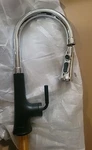 New Kohler 23764-CBL Tone Single Hole Pull Down Kitchen Faucet Msrp $652. Fixed Price $355.00.