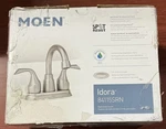 New Moen 84115SRN Idora Bathroom Faucet Spot Resist Brushed Nickel B41. Fixed Price $59.95.