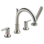 Delta Trinsic Roman Tub Faucet Trim Stainless-certified Refurbished. Fixed Price $457.14.