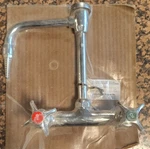 Watersaver Faucet Co. Industrial Dual Cross Handles Chrome High Arc Metal. Fixed Price $150.00.