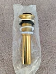 Brasstech 330/24S Push Down Pop Up Lavatory Drain Satin Gold. Fixed Price $89.99.