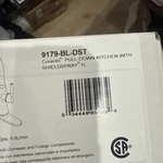 Delta 9179-BL-DST Kitchen Faucet Black Pull Down. Fixed Price $120.00.