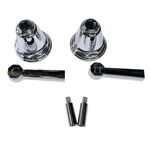 Kohler T13141-4A-CP Pinstripe Lever Bathtub Faucet Handle Polished Chrome. Fixed Price $290.90.