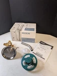New Moen Banbury Brushed Nickel Shower Head Arm-trim-valve. Please Read. Fixed Price $49.99.