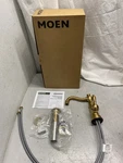 Moen Weymouth Onehandle Single Hole Bathroom Sink Faucet Brushed Gold S42107BG. Fixed Price $446.94.