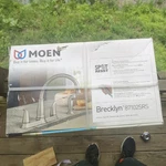 Moen Brecklyn 87102SRS 2-HANDLE Standard Kitchen Faucet. Fixed Price $80.00.