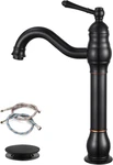 Single Handle Vessel Sink Faucet 360 Swivel Bathroom One Hole Farmhouse. Fixed Price $103.99.
