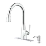 Glacier Bay Calandine Single-handle Pull-down Sprayer Kitchen Faucet Chrome. Fixed Price $58.43.