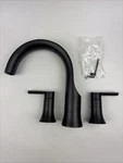 (read) Moen TS983BL Doux Two-handle 10 In Roman Tub Faucet Matte Black. Fixed Price $179.99.
