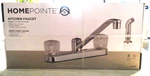 Homepointe Kitchen Faucet With Matching Spray Nozzle, Bright Chrome, 242105. Fixed Price $59.99.