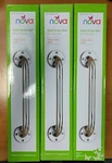 3 Pk : Nova Ortho Med Wall Grab Bar 12" #8012CH-R Heavy Duty Safety B6P4. Fixed Price $24.99.