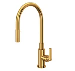 Rohl Lombardia A3430LMIB-2 Pull-down Kitchen Faucet,italian Brass *read*. Fixed Price $698.99.