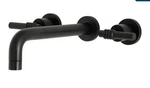 Kingston Brass KS8020CML Milano Roman Tub Faucet, Matte Black, Wall Mounted. Fixed Price $125.00.