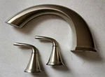 Pfister RT6-5WFK Winfield Deck Mounted Roman Tub Filler, Brushed Nickel. Fixed Price $99.00.