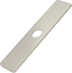 Bwe Square 10 Inch Kitchen Sink Faucet Hole Cover Deck Plate Brushed Nickel. Fixed Price $14.76.