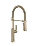 Delta Rhett 18829-CZ-DST Pull-down Spring Kitchen Faucet Champagne Bronze. Fixed Price $175.99.