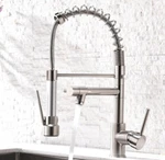 Contemporary Kitchen Sink Faucet,single Handle Stainless Steel Faucet.... Fixed Price $68.00.
