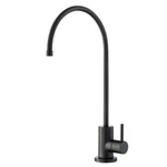 12 Inch Matte Black Beverage Faucet Stand Alone Brass Cold Water Tap. Fixed Price $114.90.